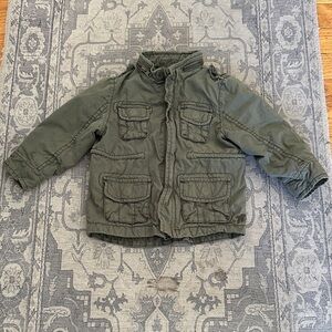 American Eagle Kids Green Cargo Jacket